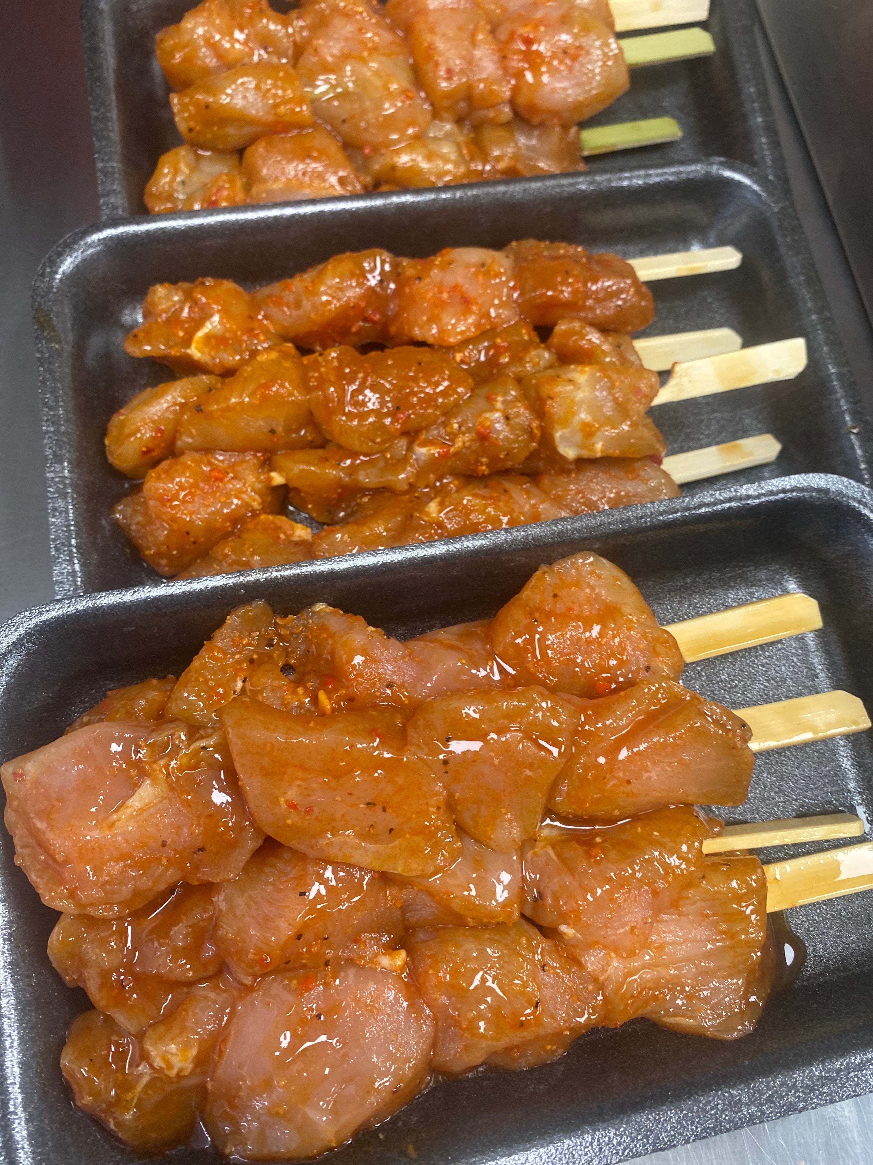 Chicken kebabs