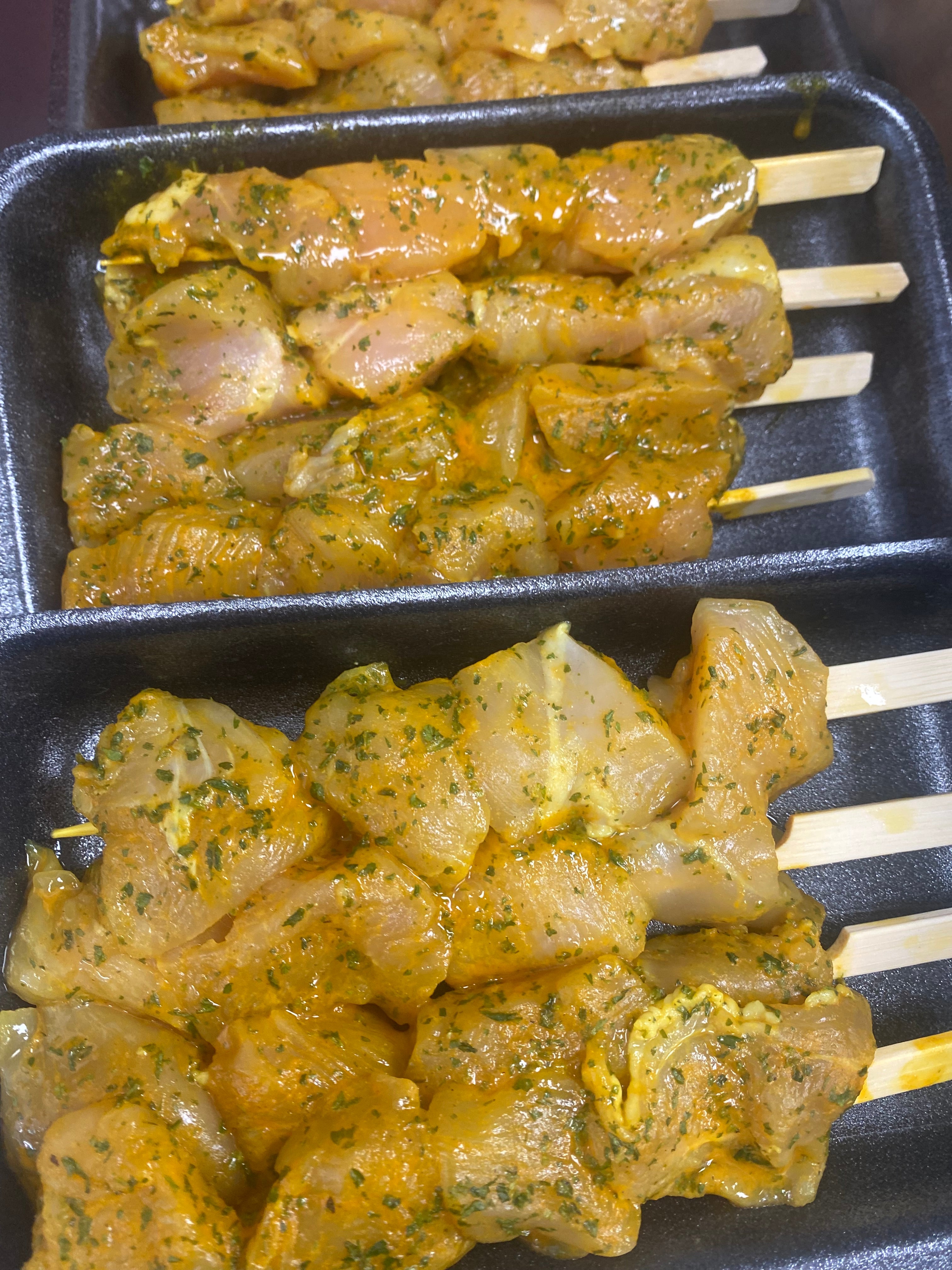 Chicken kebabs